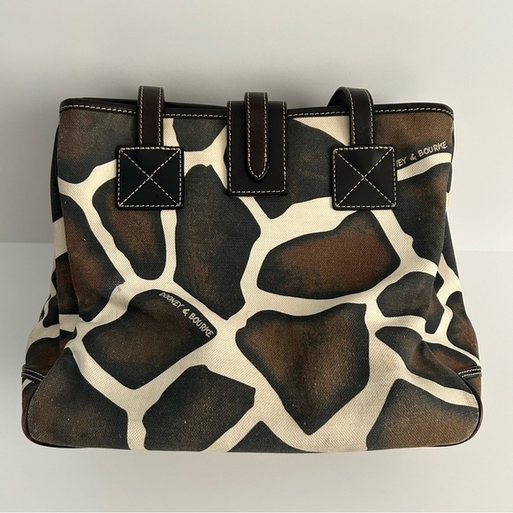 Dooney & Bourke Giraffe Print Canvas Bag - Picture 3 of 7